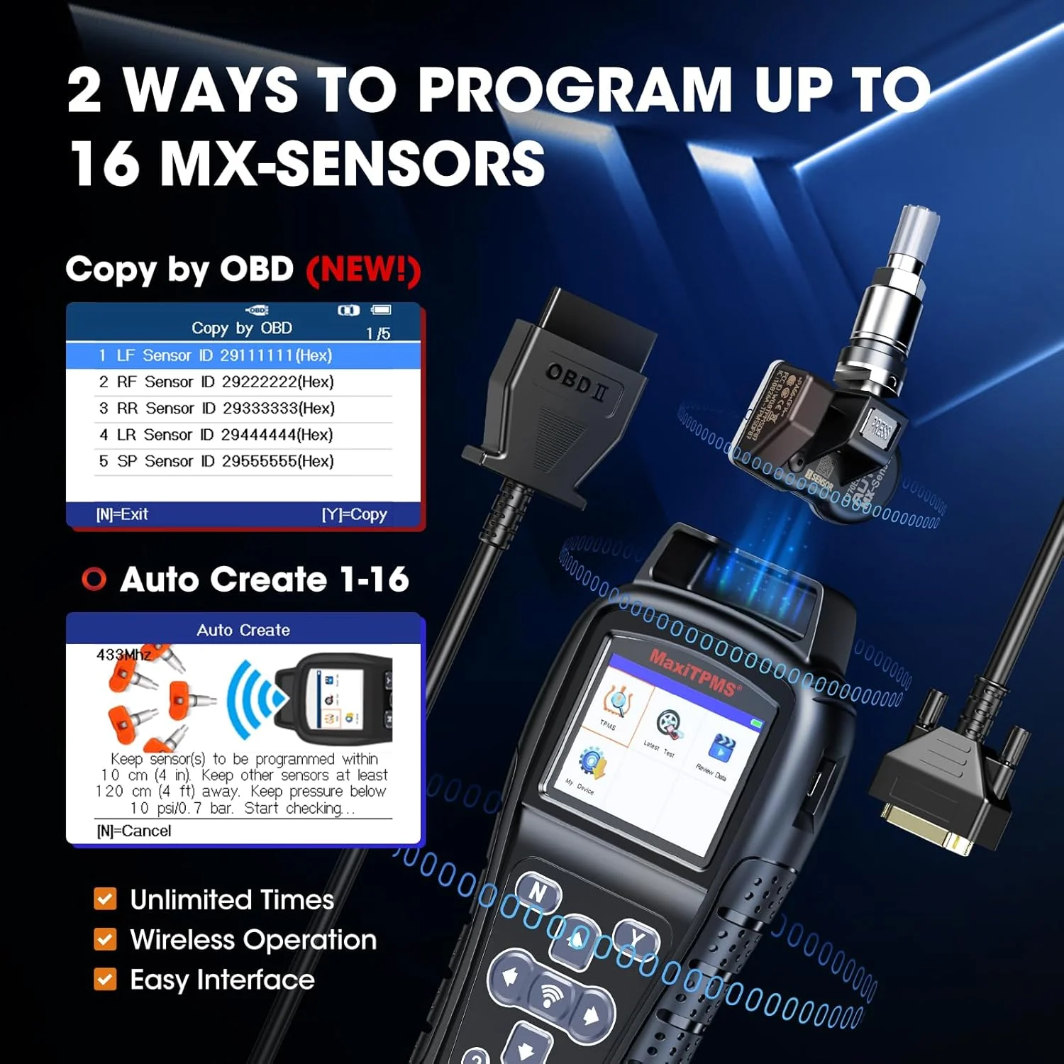 MaxiTPMS TS408S - Image 4